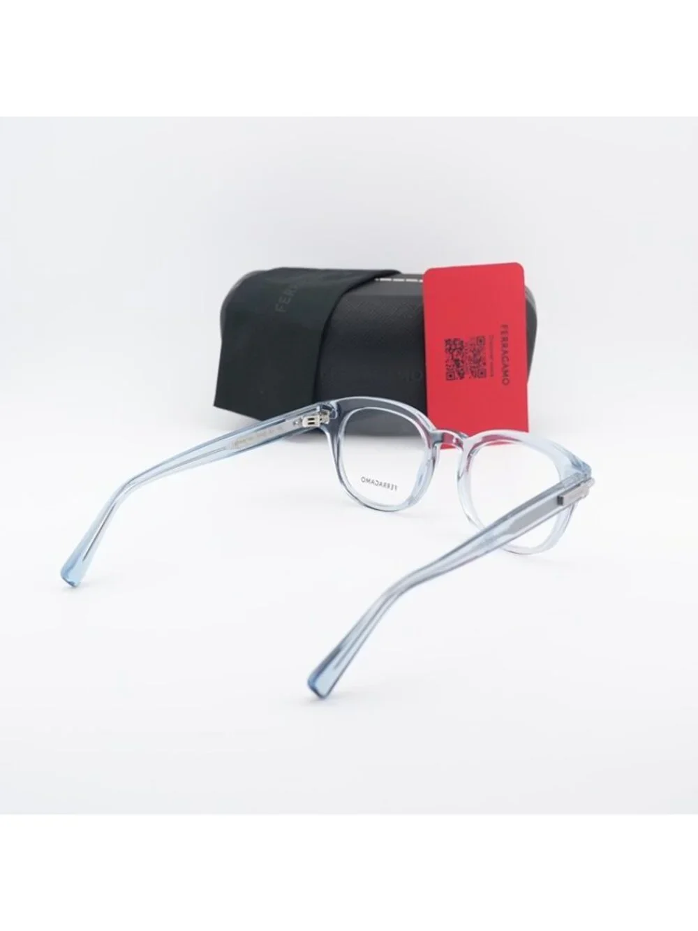 Salvatore Ferragamo SF3033 450 Eyeglasses Azure 50mm Square Frame
